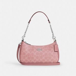 Coach Teri Shoulder Bag In Signature Canvas